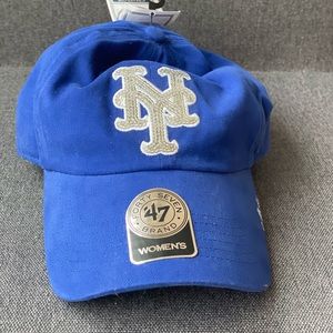 NY Mets glitter logo cap (NWT)